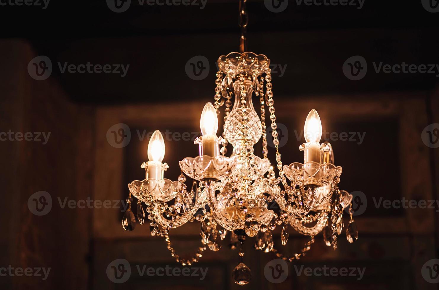 antique vintage chandelier photo