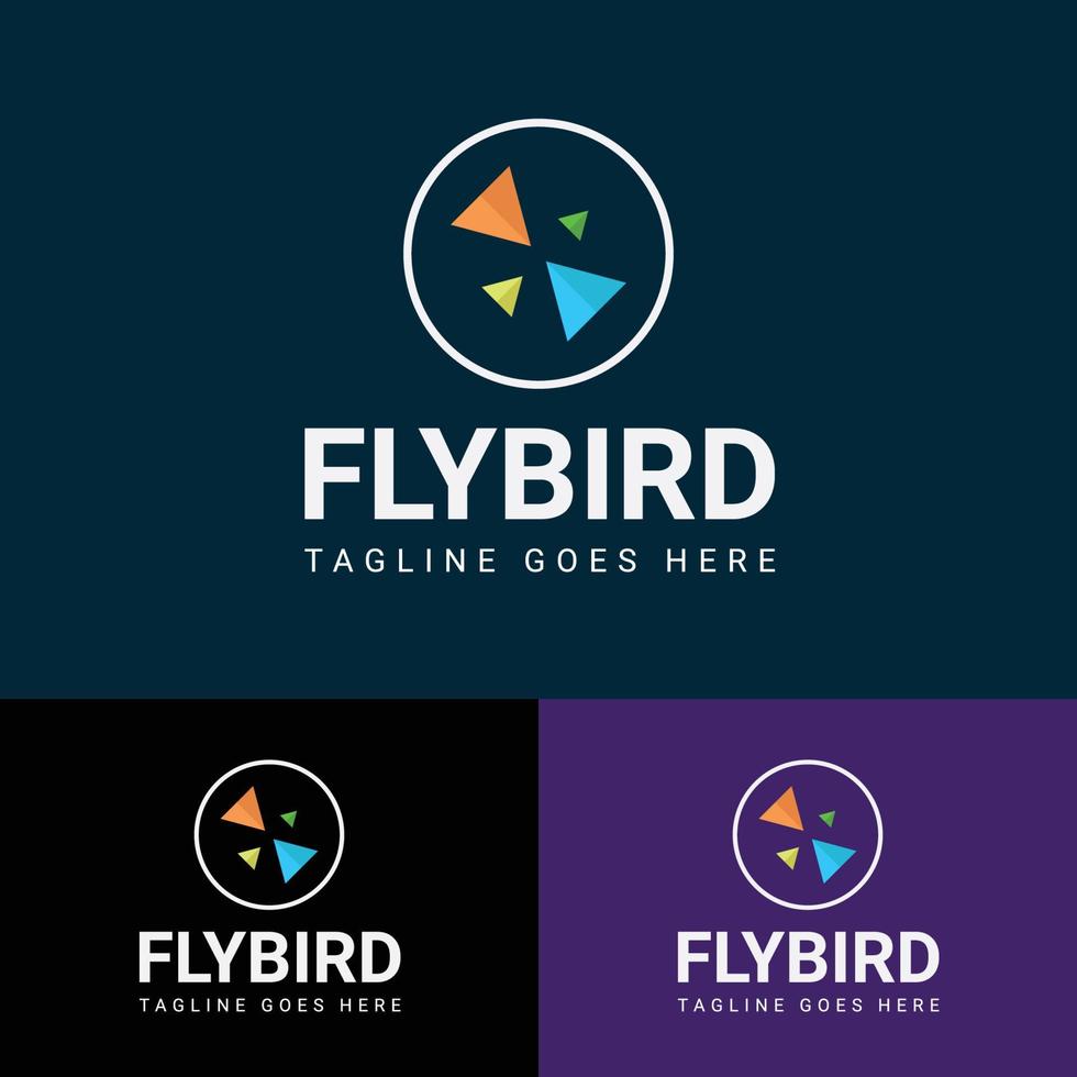 Fly Bird Logo vector