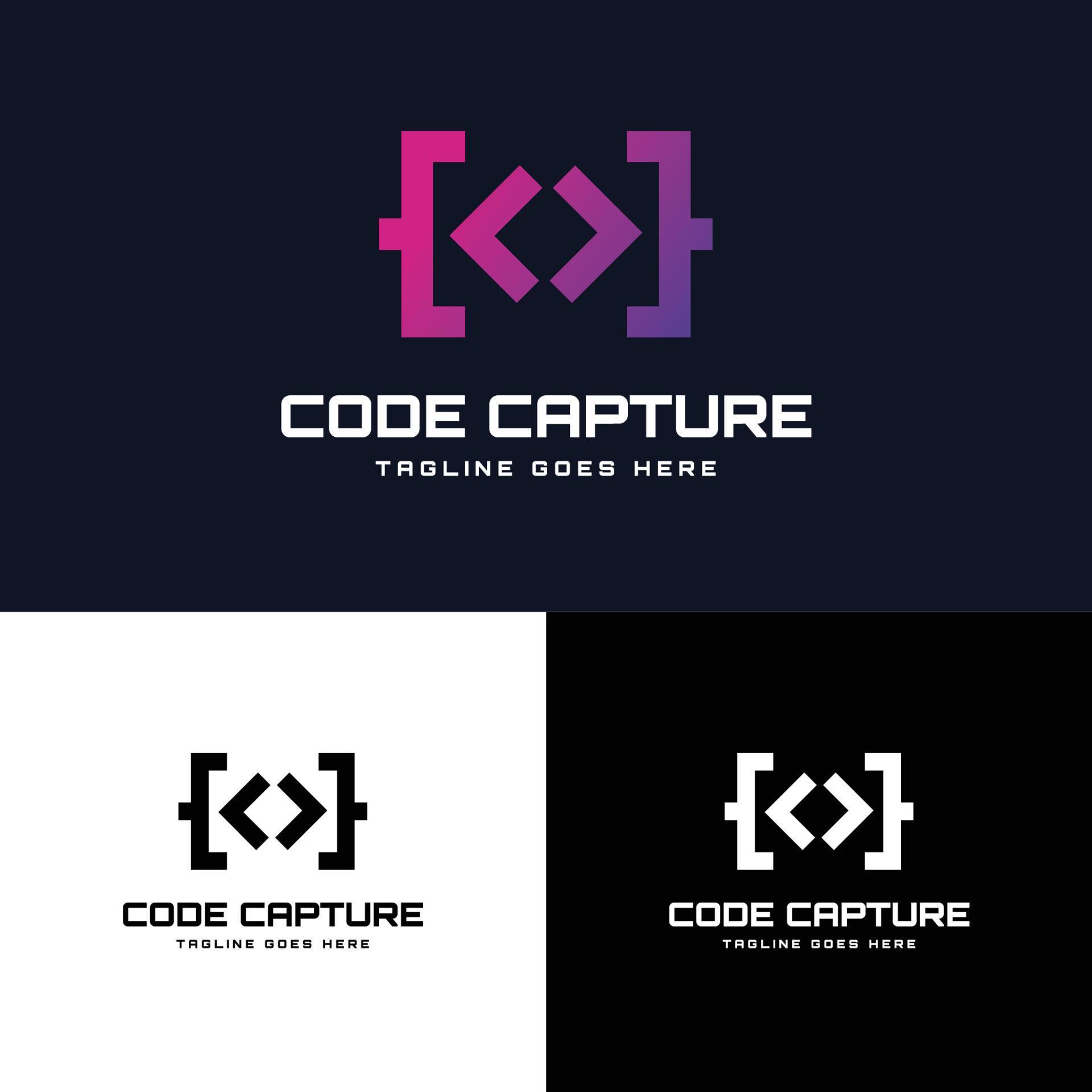 code-capture-logo-5700866-vector-art-at-vecteezy