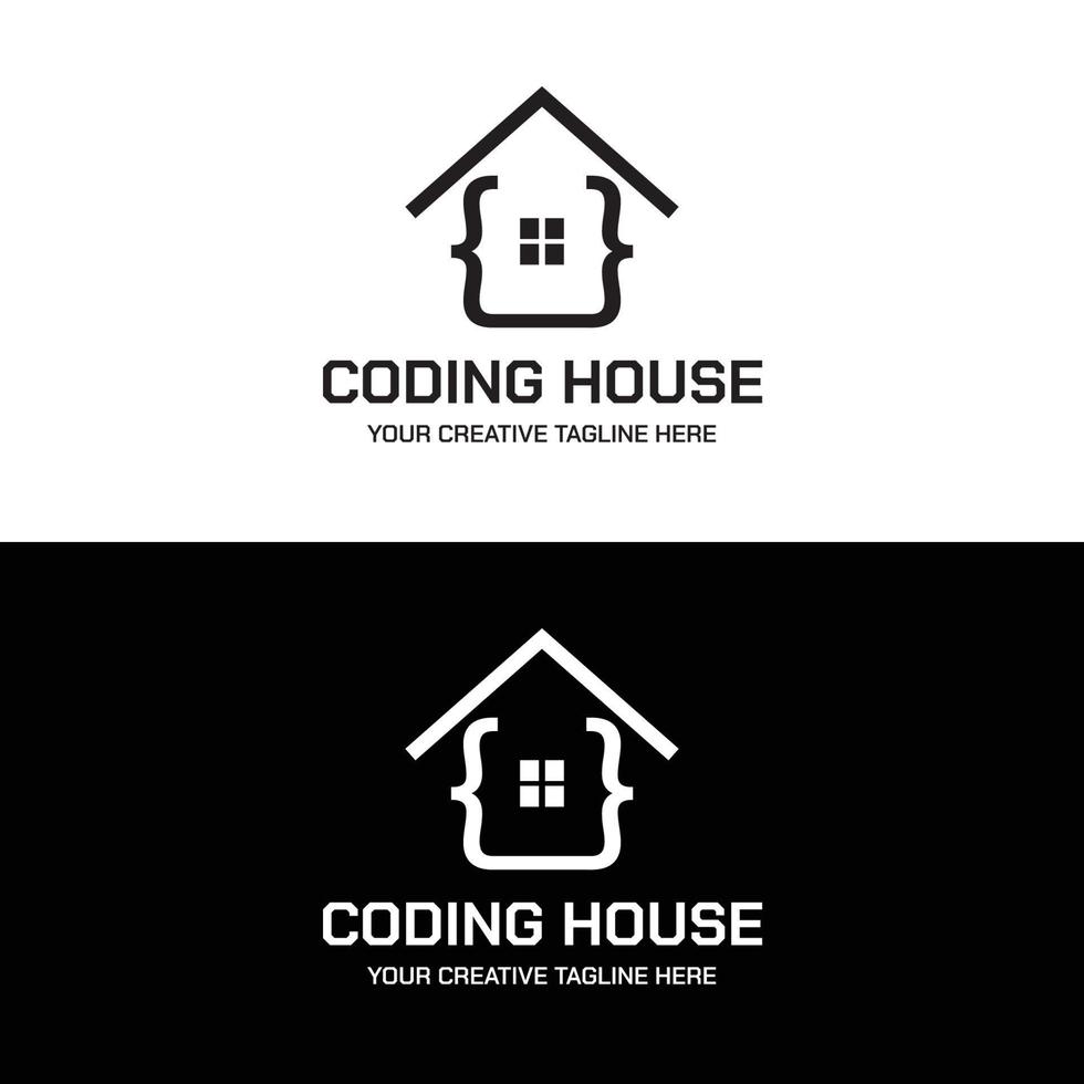 Coding House Logo vector