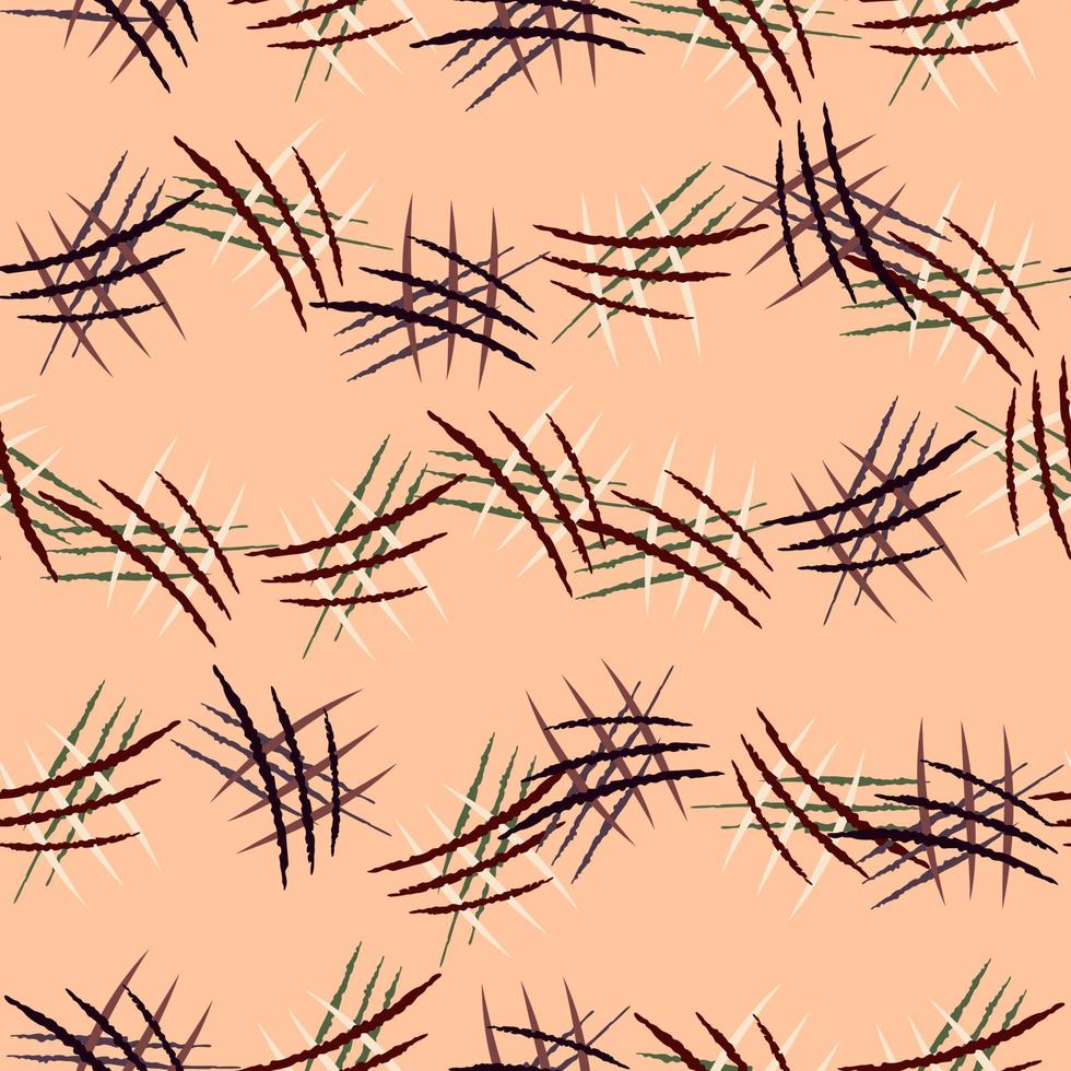 Scratches seamless pattern. Grunge texture. Horror design. vector