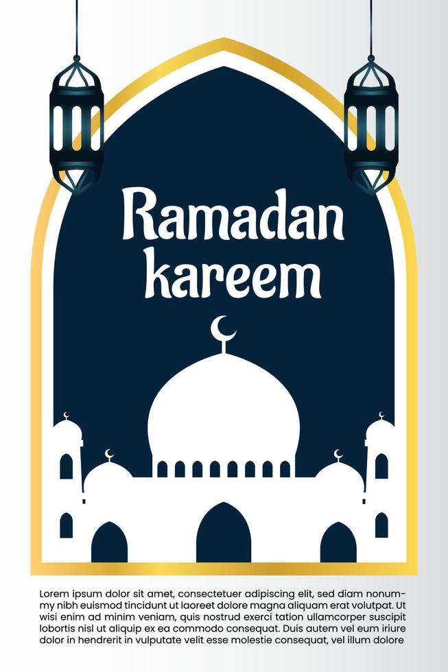 template background poster ramadan. vector design muslim celebration