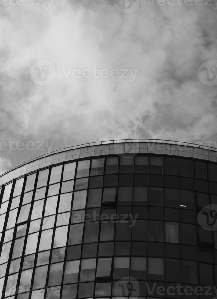 building on sky background photo