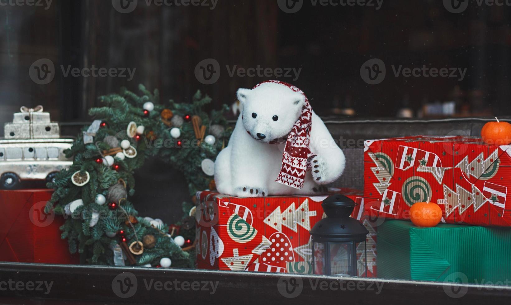 Christmas shop window photo