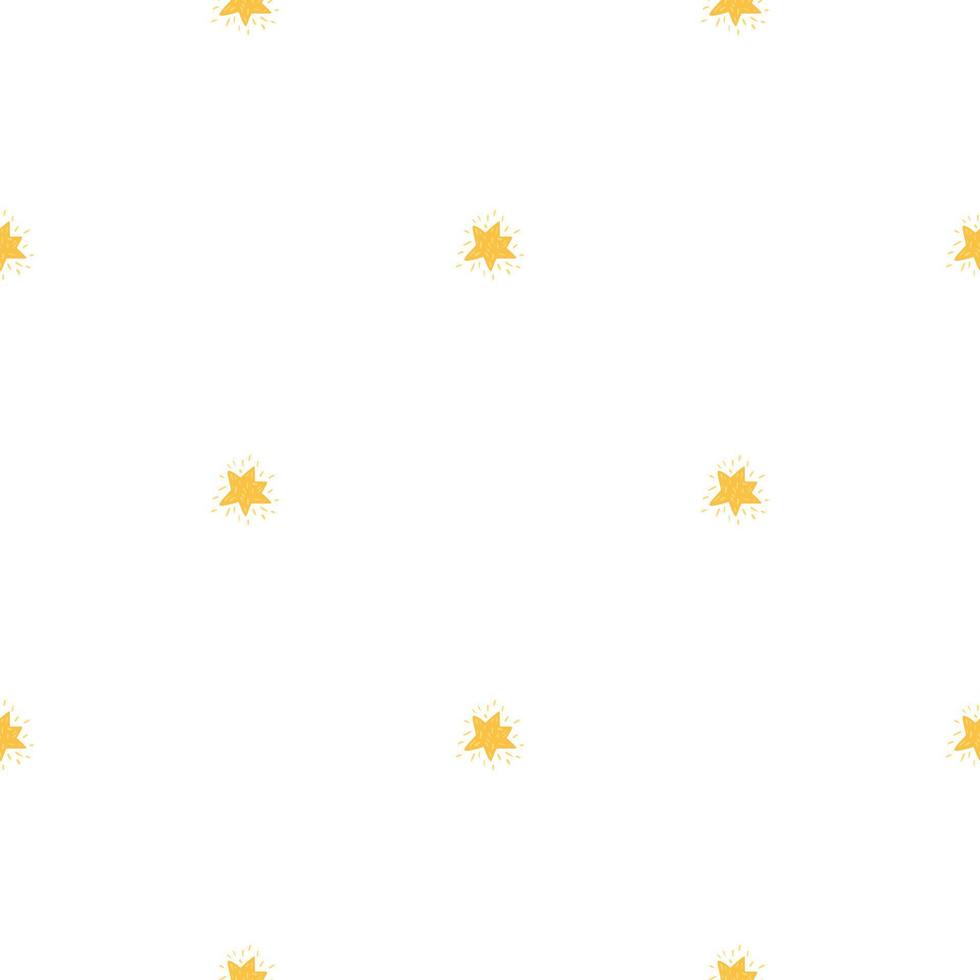 Stars seamless pattern. Cute festive background. vector