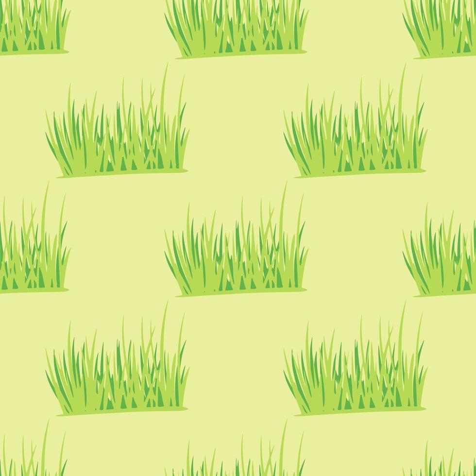 Grass seamless pattern. Background of lawn. vector