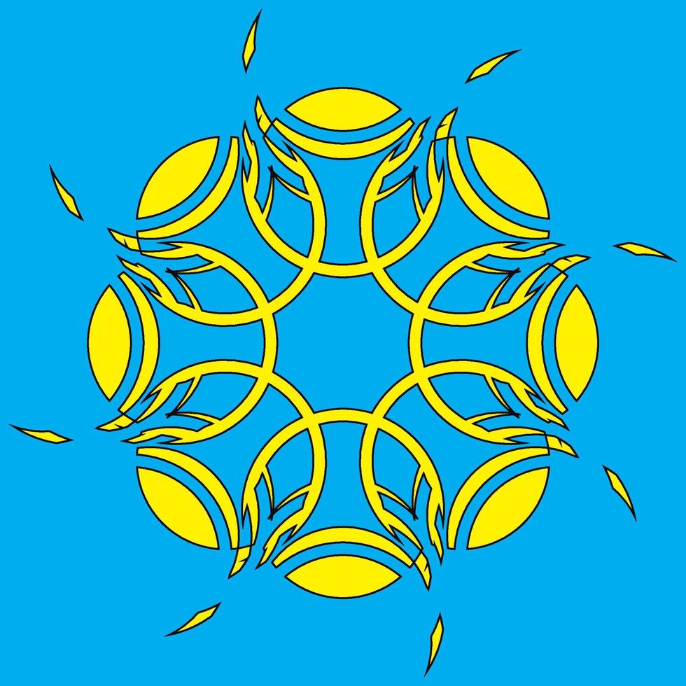 imagen abstracta geométrica vectorial para el logotipo u otro vector