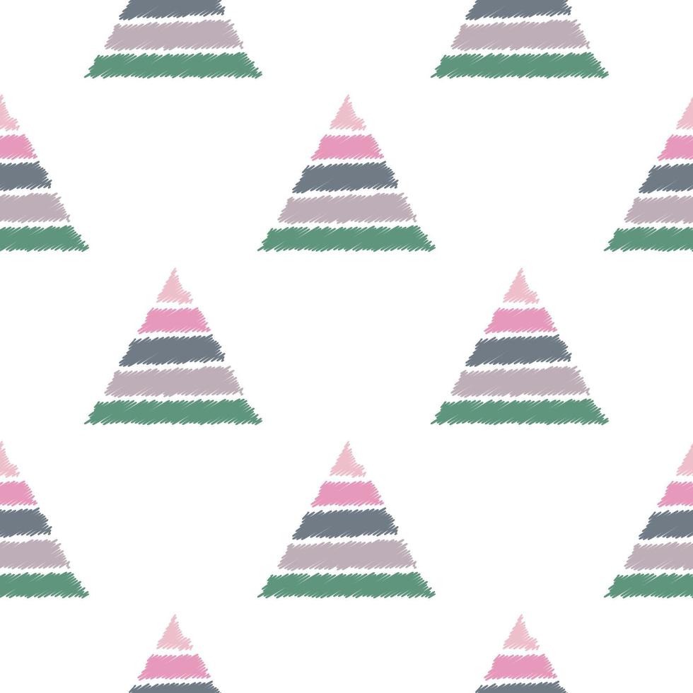 Tribal seamless pattern. Native hand drawn ornament background. vector