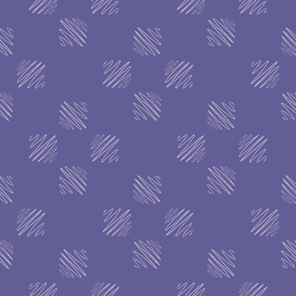Soundwave seamless pattern. Curve waves background. vector