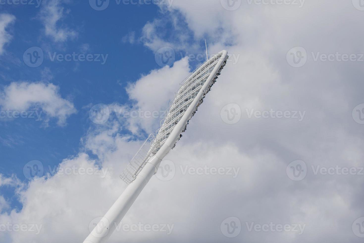 huge mast with floodlights photo