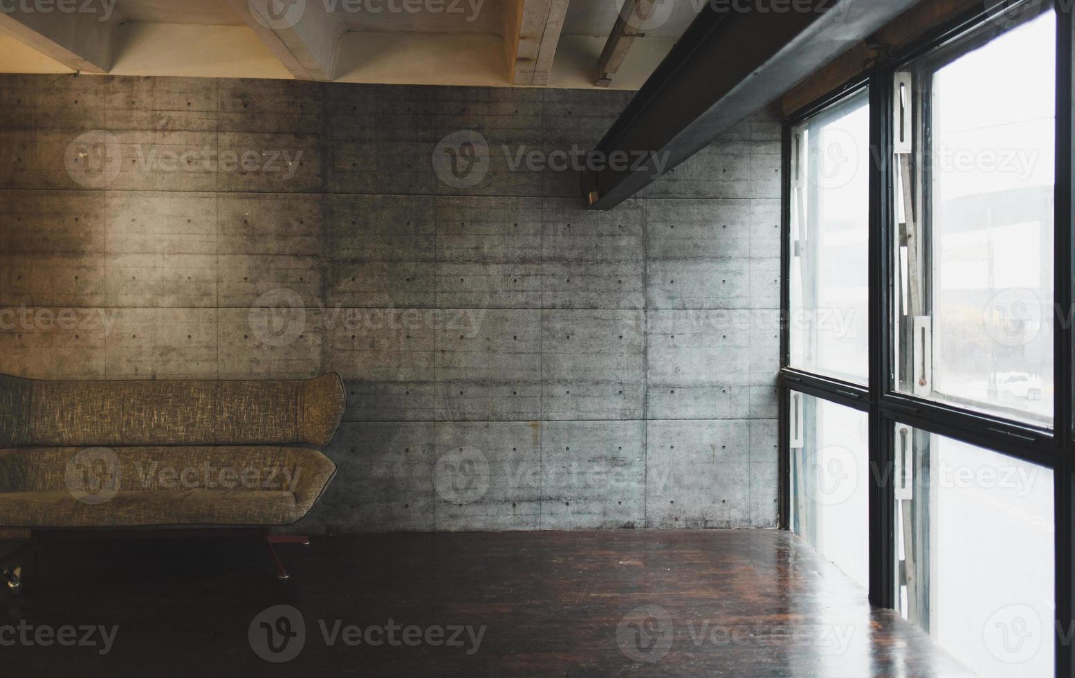 loft interior with sofa photo