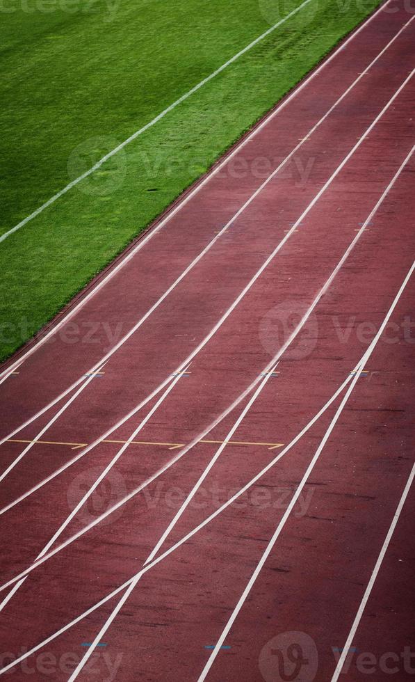 pista de atletismo al aire libre foto