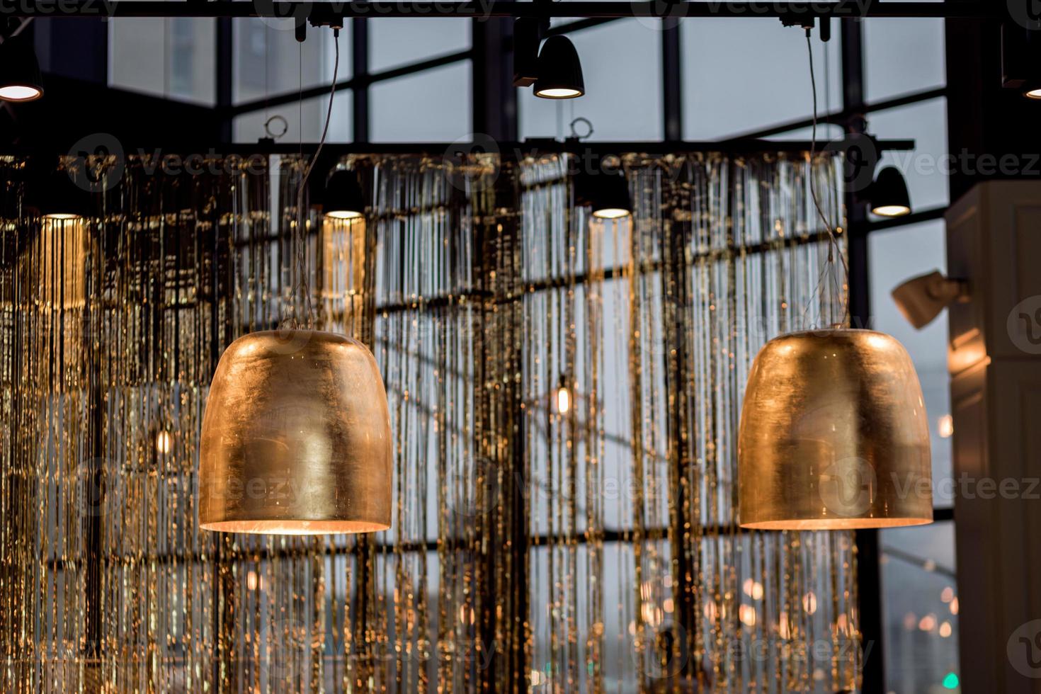bronze decoration lamps photo