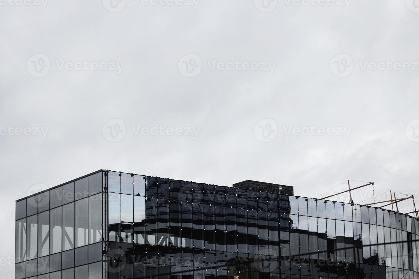 fragment of modern architecture photo