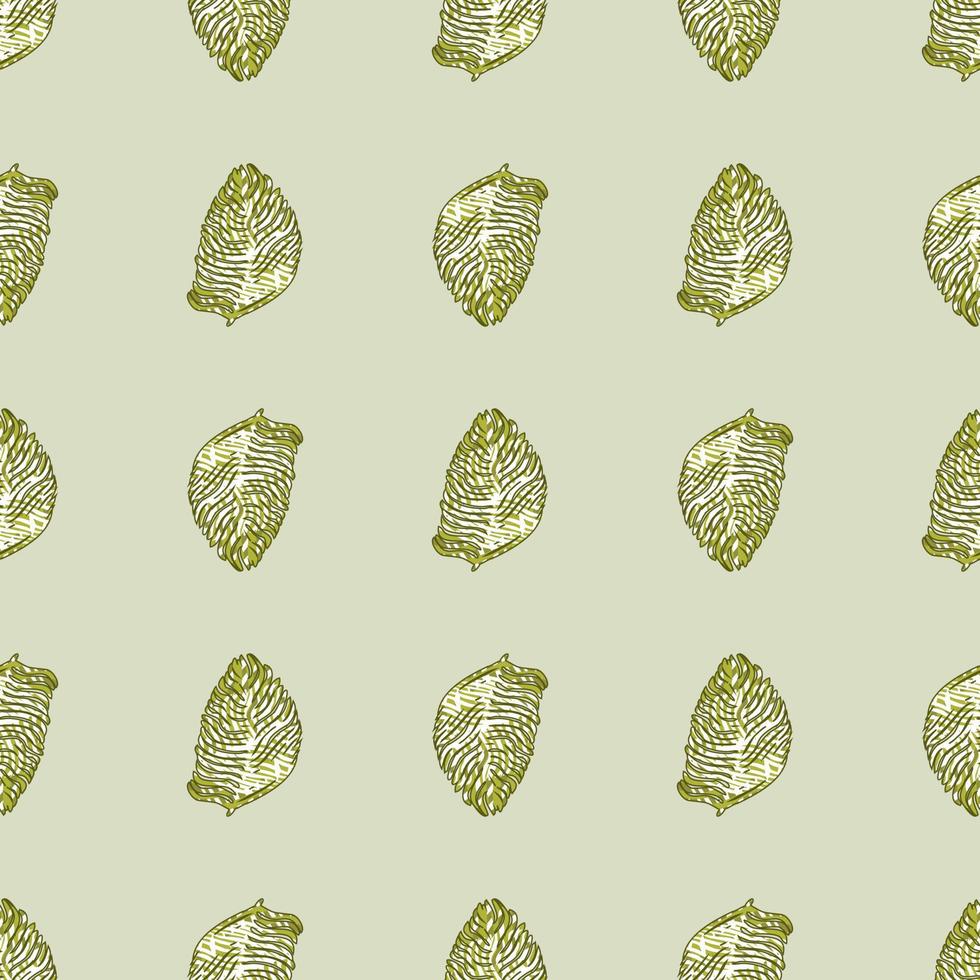 patrón sin costuras de hoja de palma con estampado tropical dibujado a mano en línea. fondo de naturaleza moderna. ilustración vectorial para textiles de temporada. vector