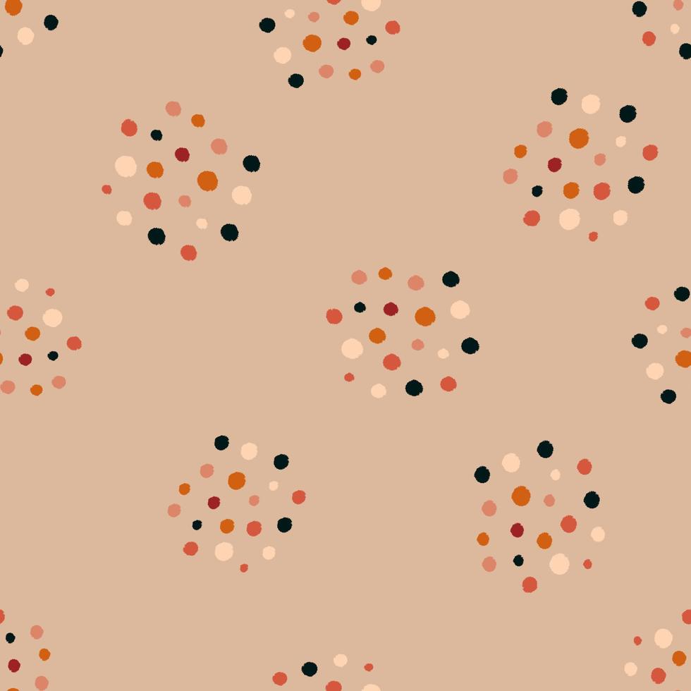 patrones sin fisuras de puntos vintage. fondo de decoración minimalista. vector