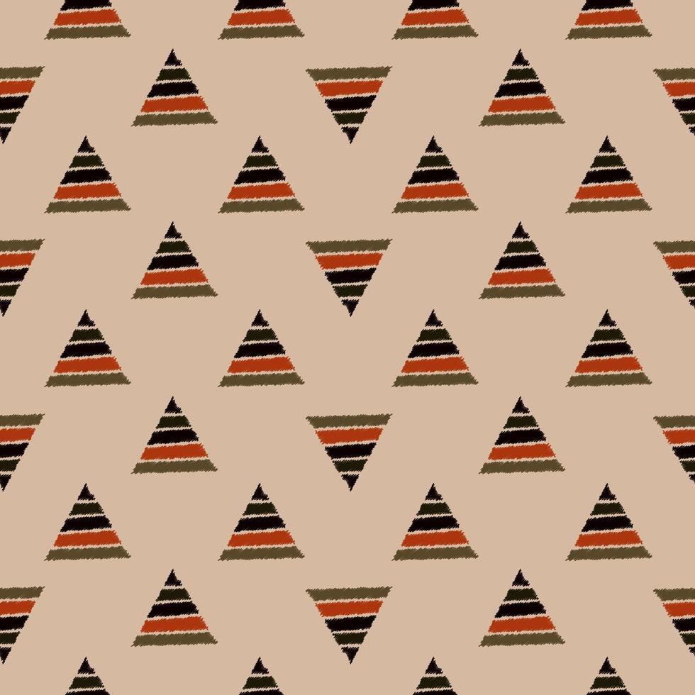 Tribal seamless pattern. Native hand drawn ornament background. vector
