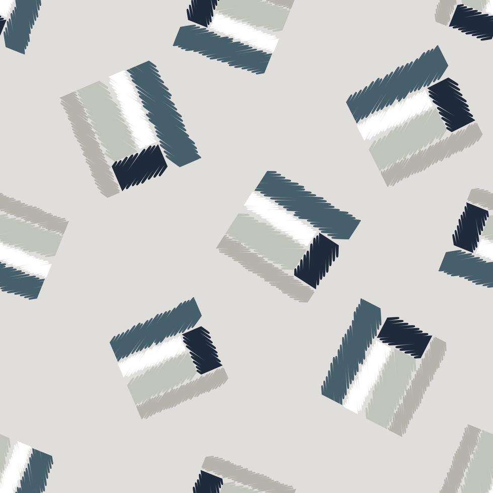 Ethnos seamless pattern. Native ornament carpet background. vector