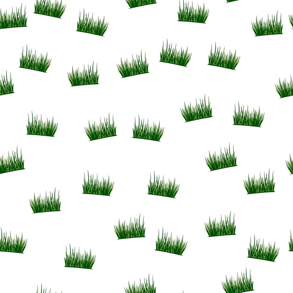 Grass seamless pattern. Background of lawn. vector