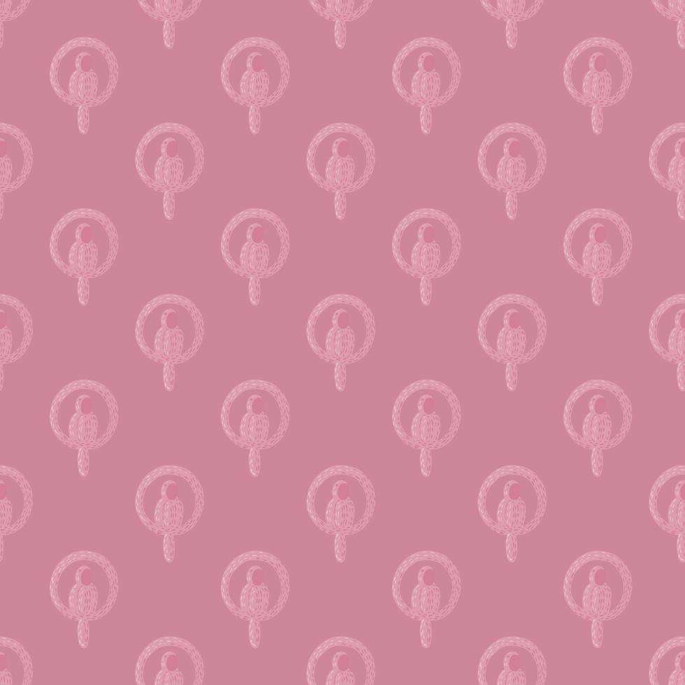 Parrot balloons seamless pattern. Circus balloon background. vector