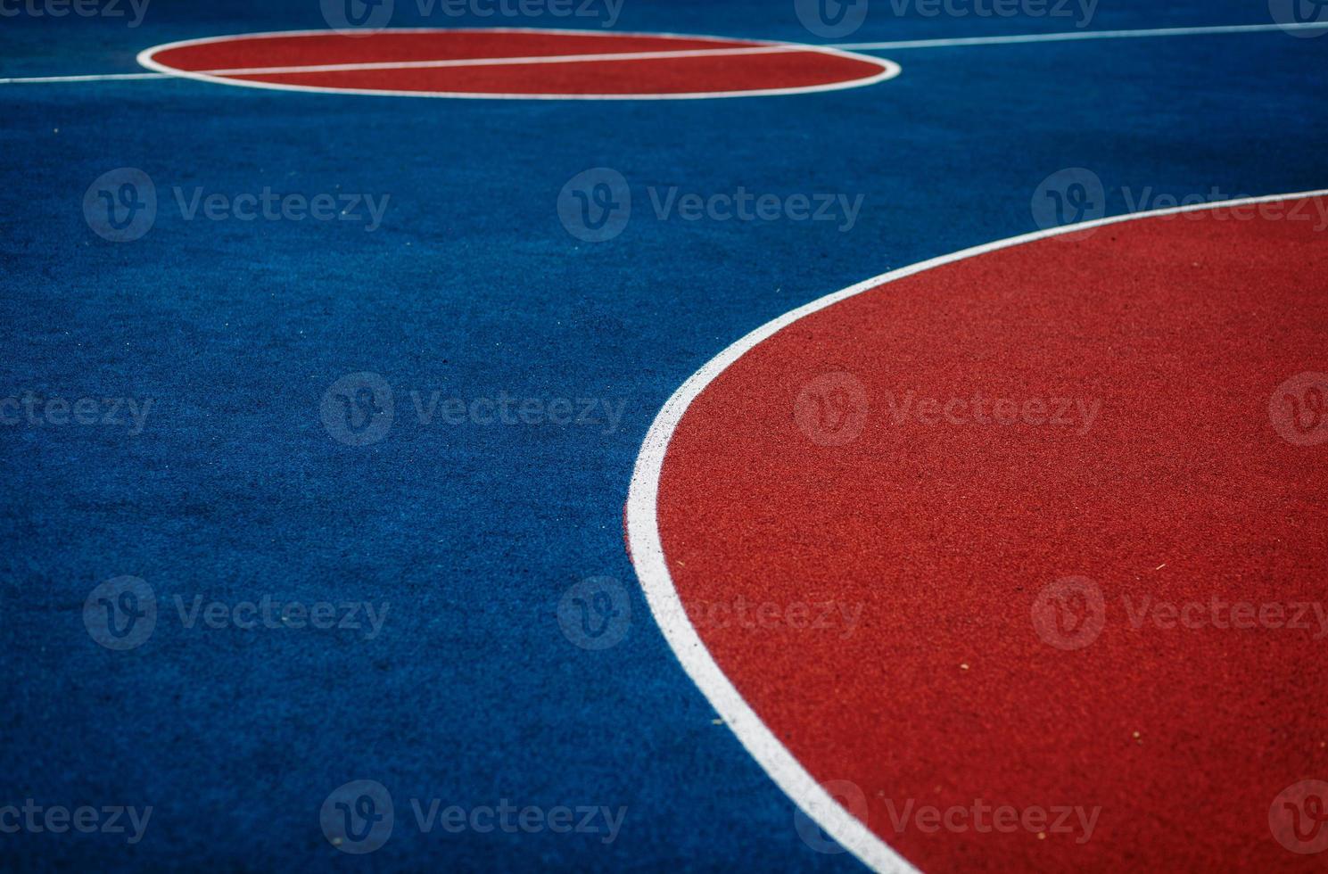 cancha de baloncesto para streetball foto