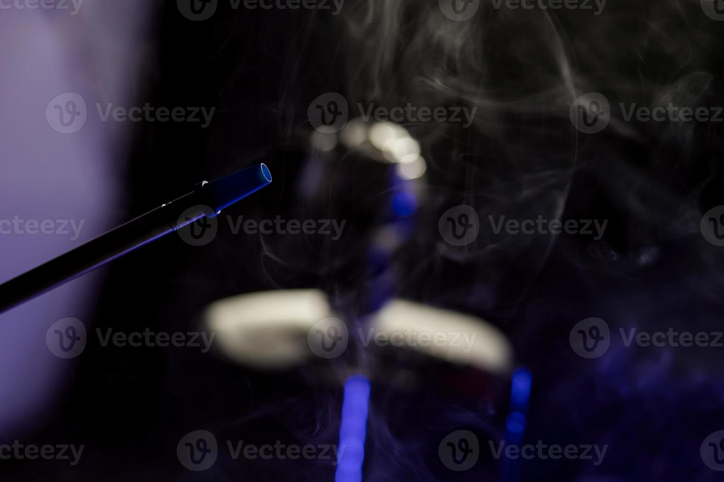 smoking mouthpiece. hookah photo