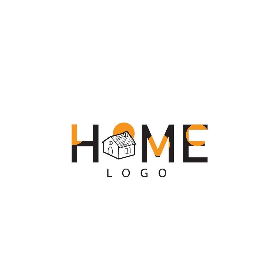 icono de símbolo de signo de logotipo de casa simple vector