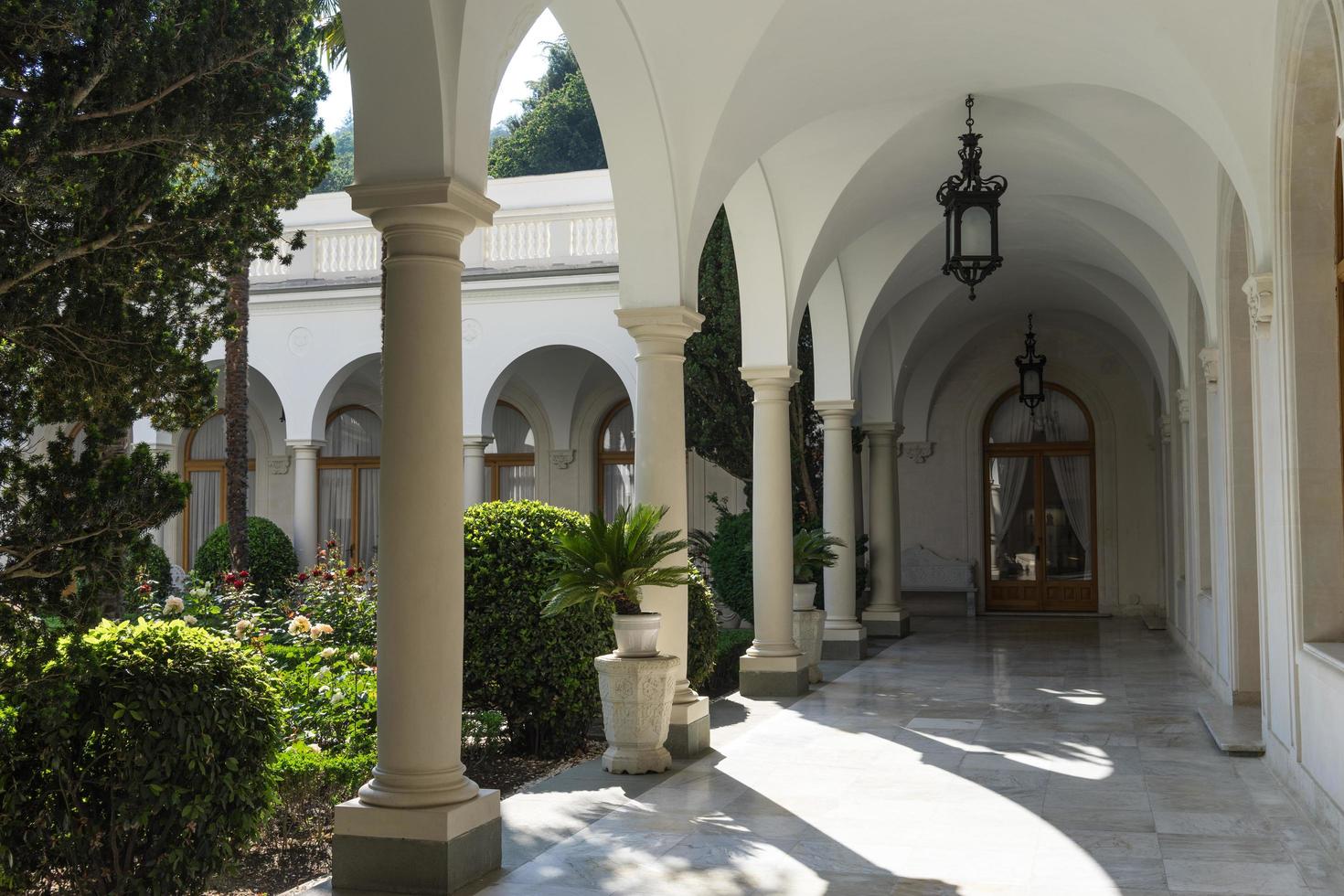 Yalta, Crimea-may 30, 2016 -Architecture and interior design of the Livadia Palace. photo