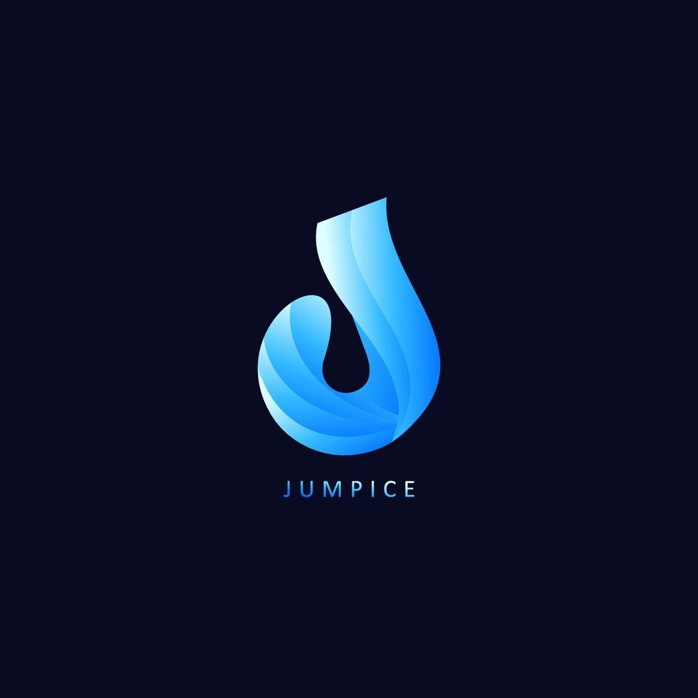 gradient logo modern concept design vector