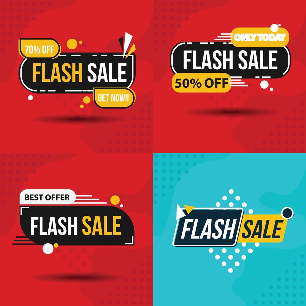 sale banner modern design colorful dor modern design vector