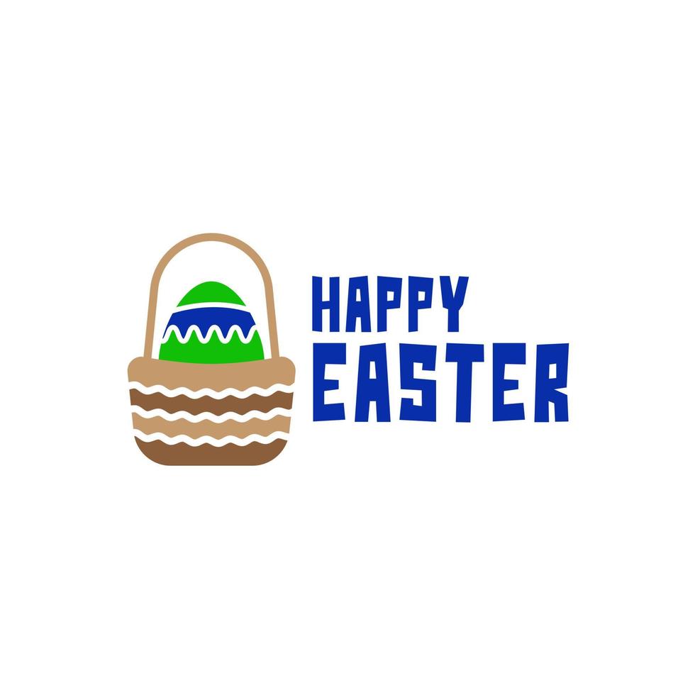 easter logo day concept art modern vector