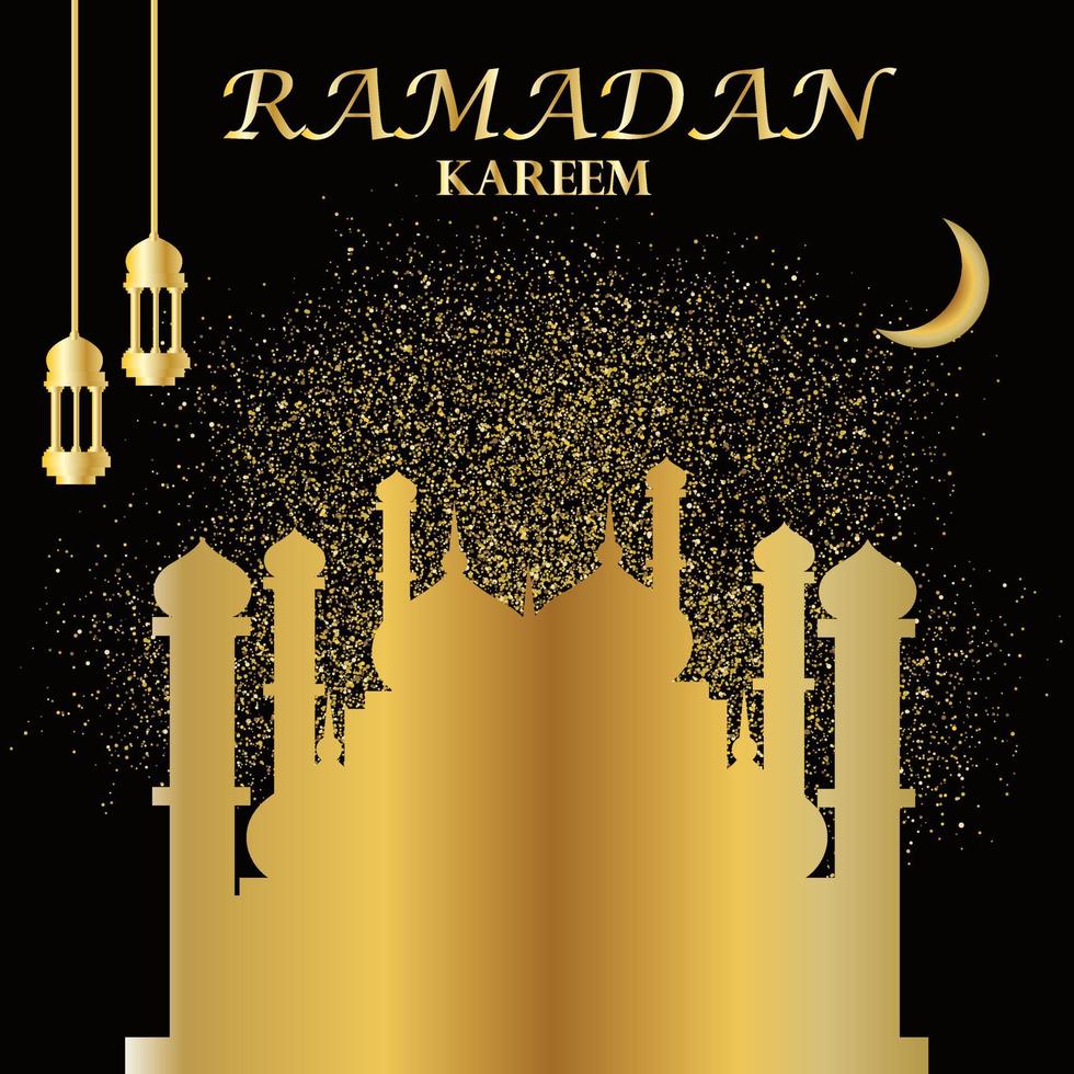 ramadhan kareem vector design modern