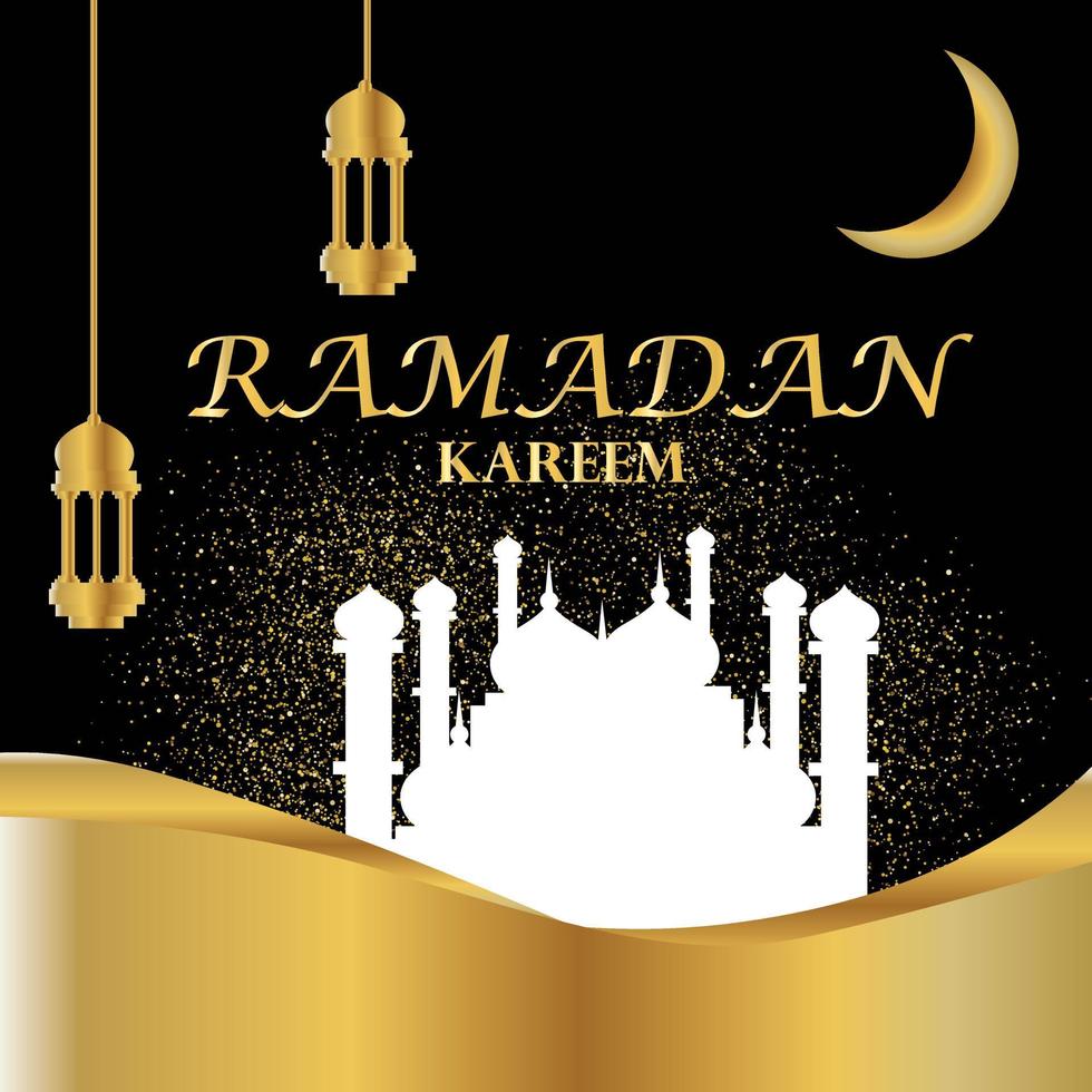 ramadhan kareem vector design modern