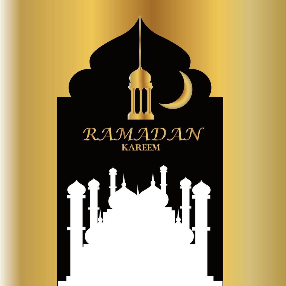 ramadhan kareem vector diseño moderno