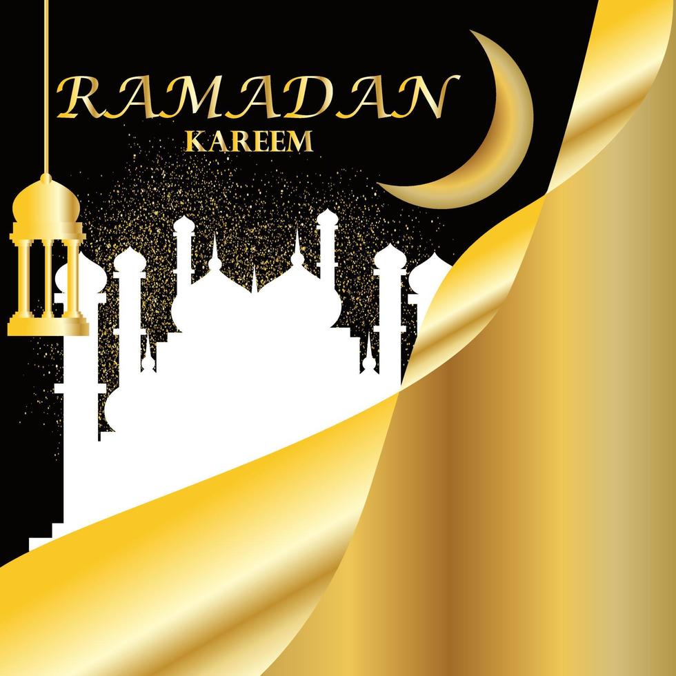 ramadhan kareem vector design modern