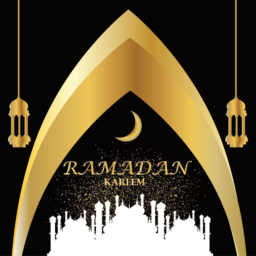 ramadhan kareem vector design modern