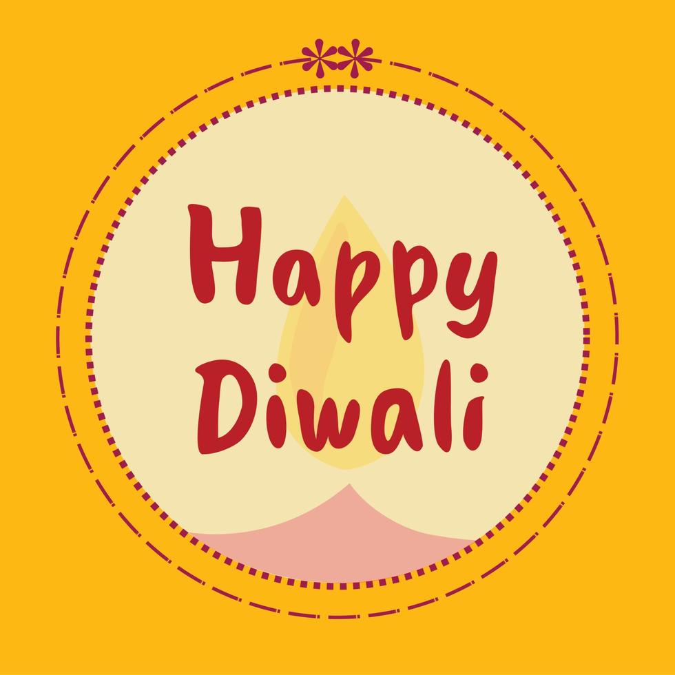 feliz diwali tarjetas de felicitación de lujo. India festival of lights colección de plantillas de invitaciones navideñas con letras dibujadas a mano y lámparas diya doradas. ilustración vectorial. vector