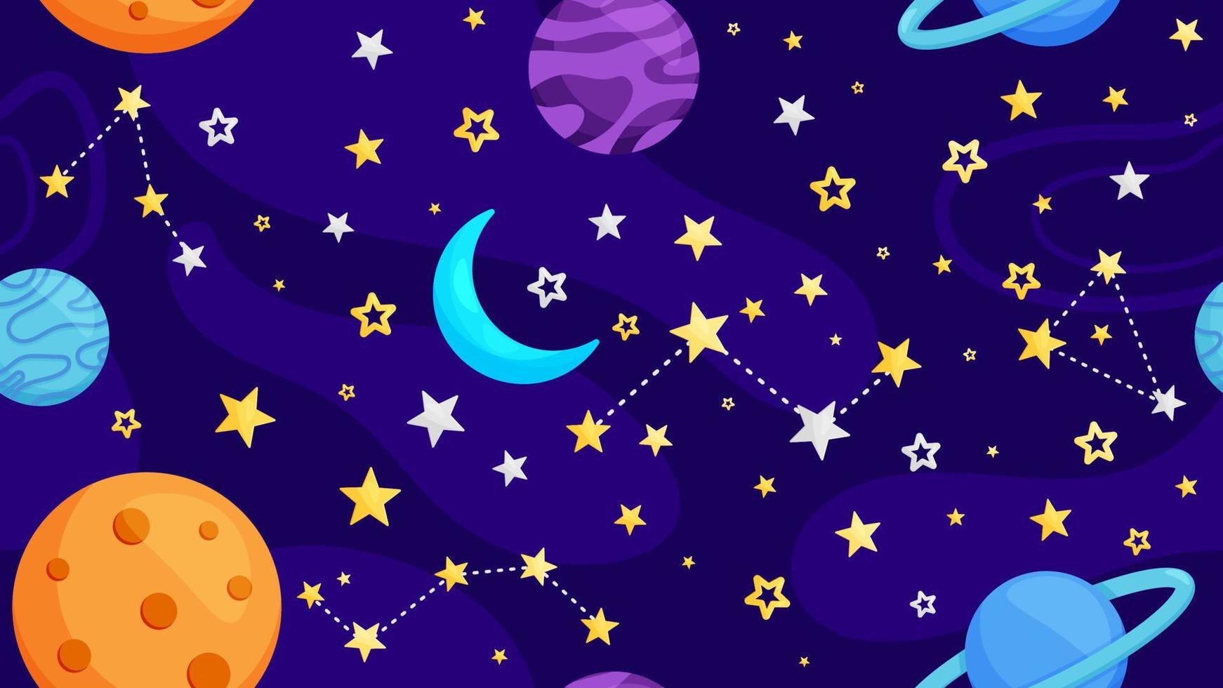 Seamless Pattern Star Background vector