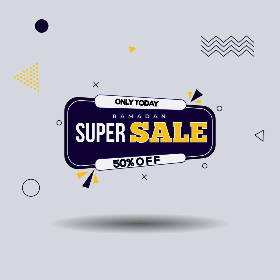 Ramadan sale banners set,discount and best offer tag, label or sticker set on occasion of Ramadan Kareem vector