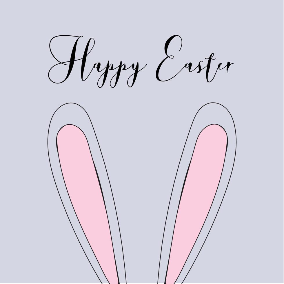 happy easter card vector