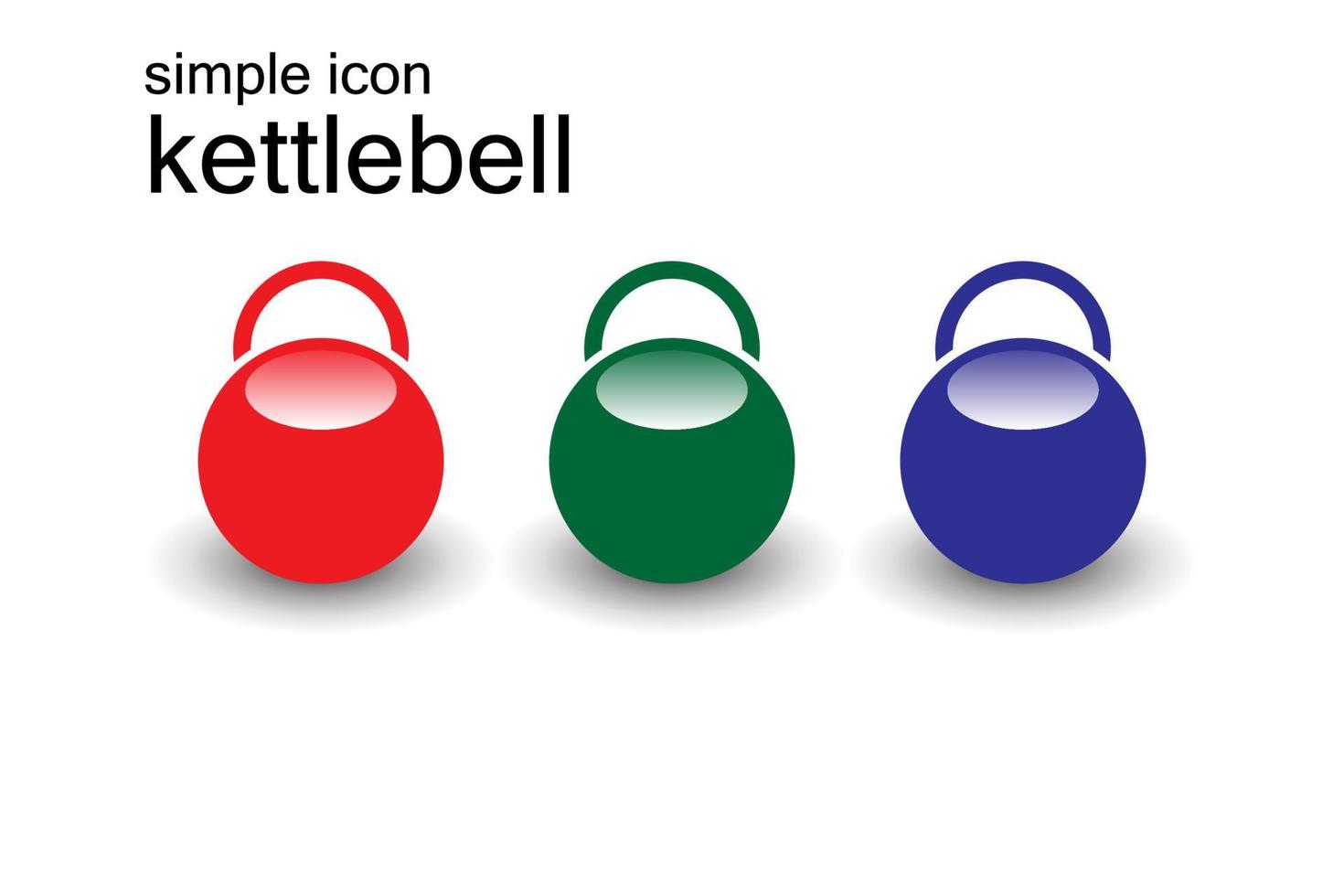 Print simple icon kettlebell, Vector illustration concepts for social media banners and post, business presentation and report templates, marketing material, print design.