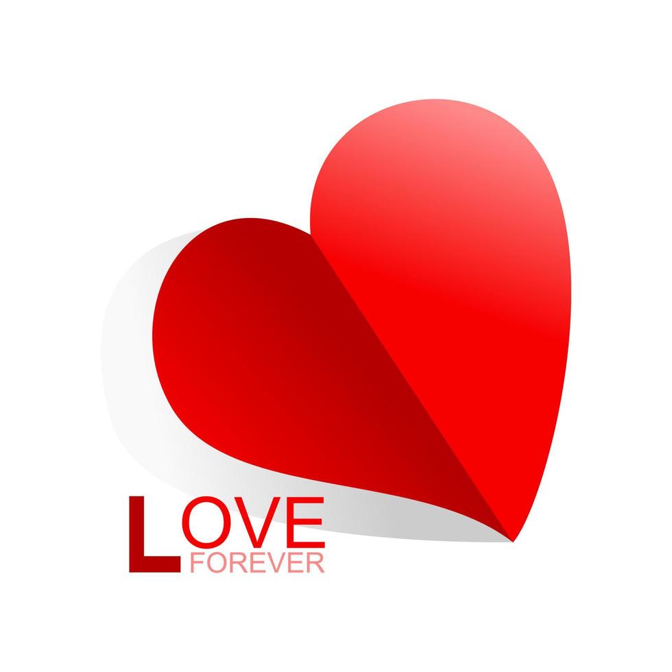 Love symbol. Heart Icon Vector. vector