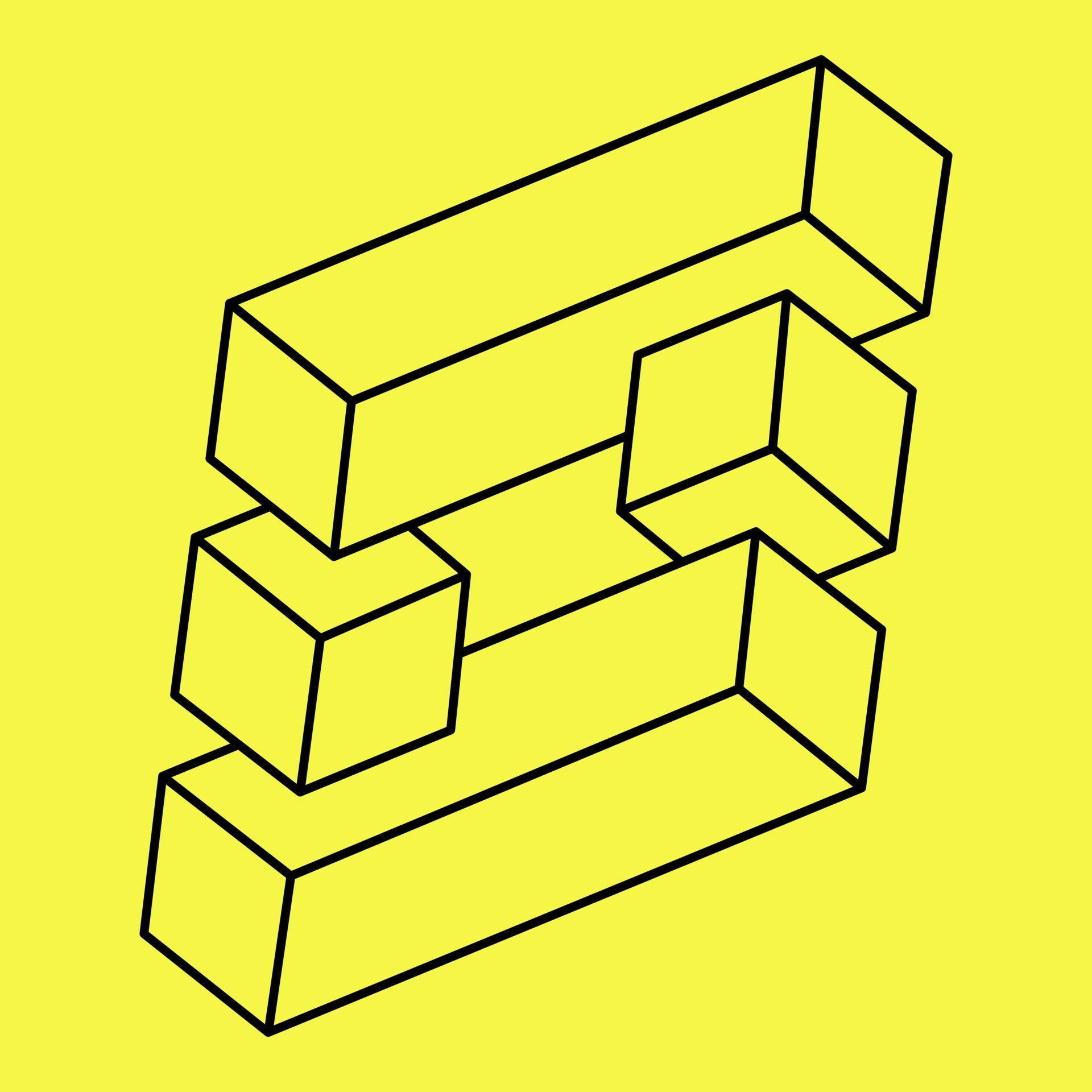 Illusion shape. 3d geometry. Optical illusion. Sacred geometry. 5719842