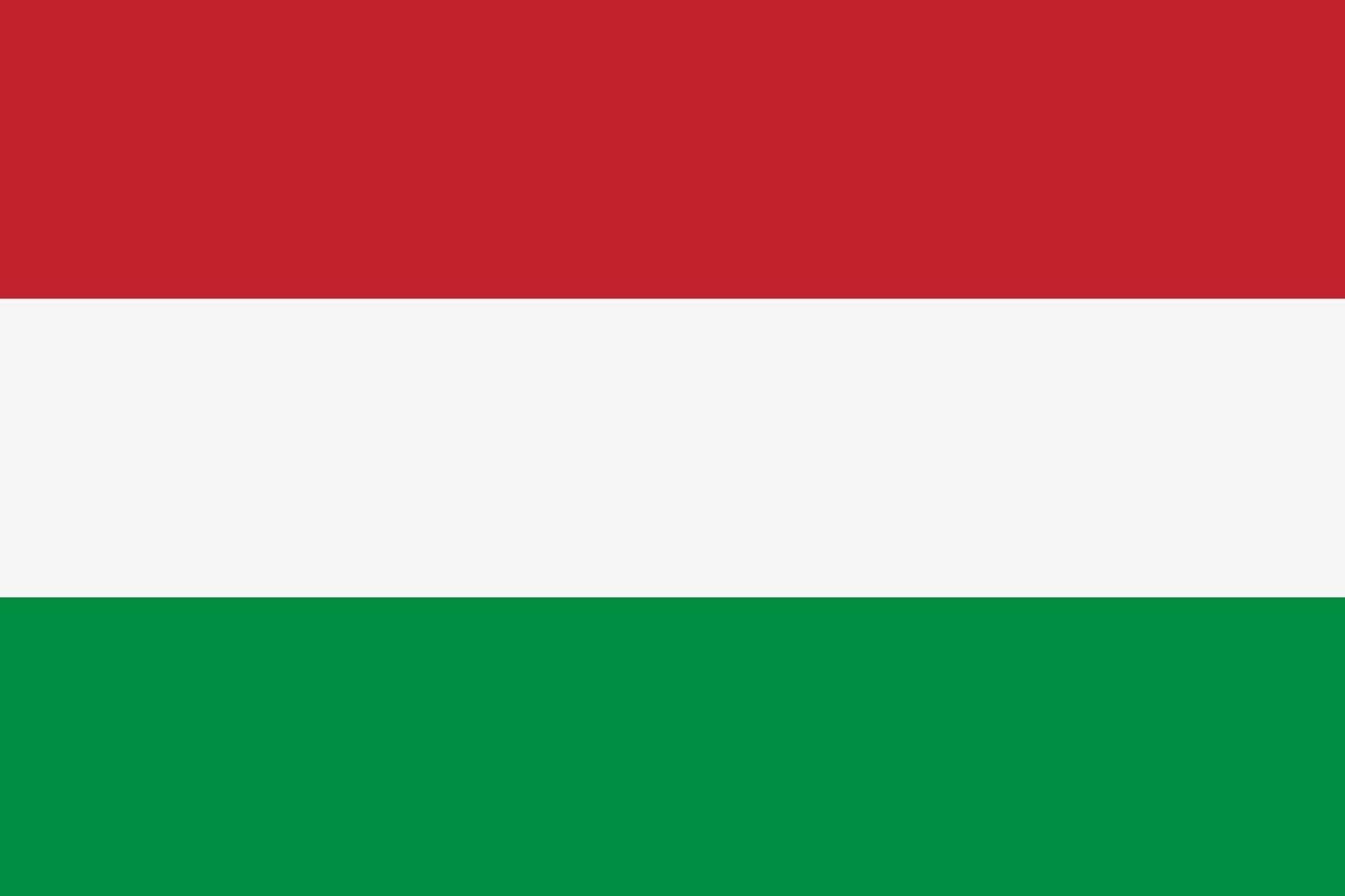 Hungarian flag vector icon. The flag of Hungary