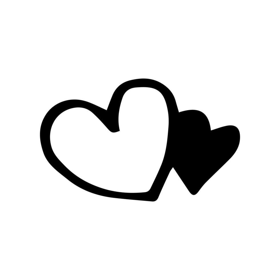 doodle heart symbol sketch illustrations love symbol doodle icon design  element isolated on white background 5720494 Vector Art at Vecteezy