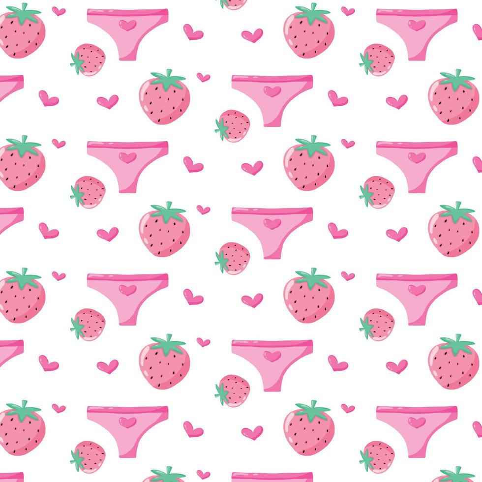 Vector pattern with sex toys. Doodle style. Pattern for sex shop.