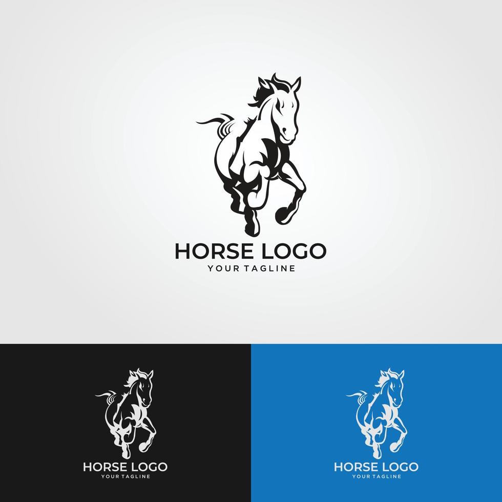 horse icon, vector, silhouette vector