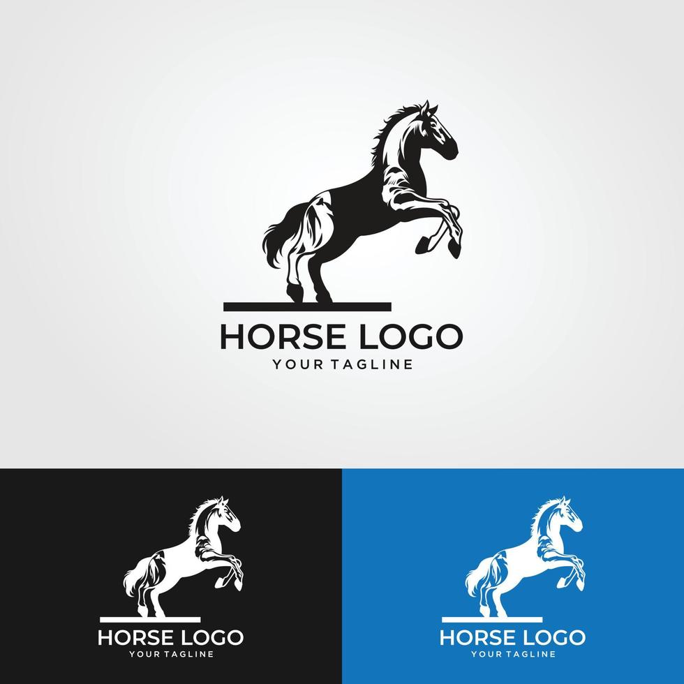 horse icon, vector, silhouette vector