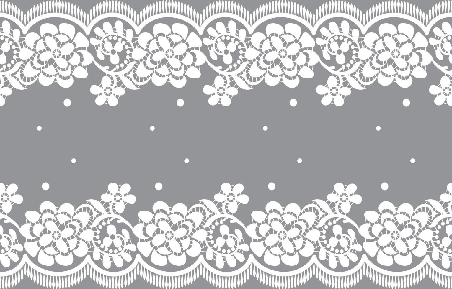 Seamless lace pattern, flower vintage vector background.