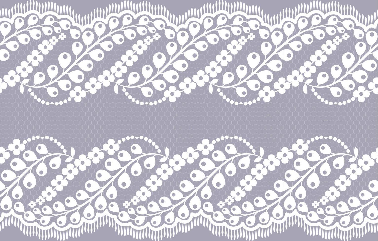 patrón de encaje transparente, fondo de vector vintage flor.